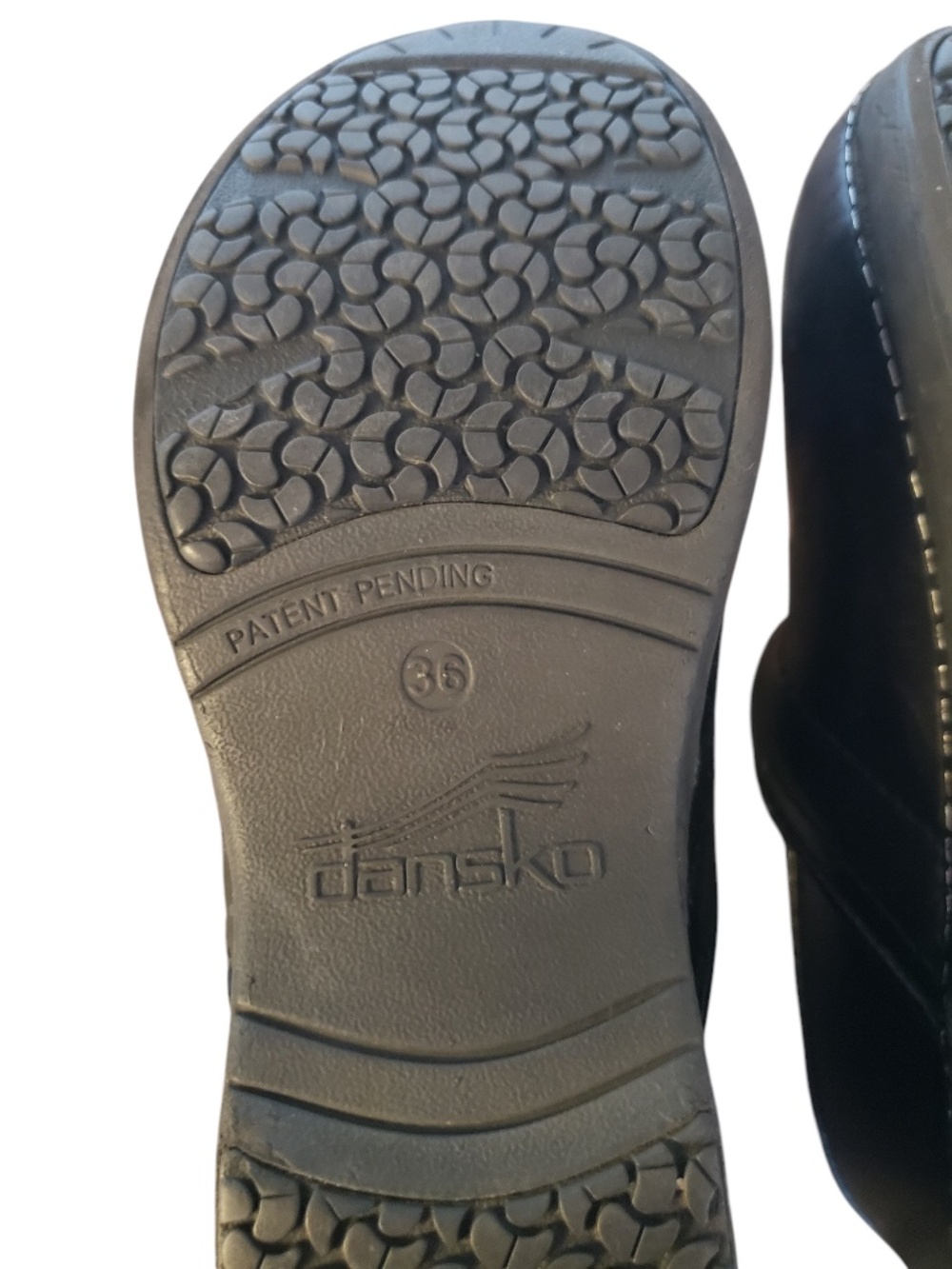 Dansko XP 2.0 Black Leather Clogs 36 - Picture 6 of 12